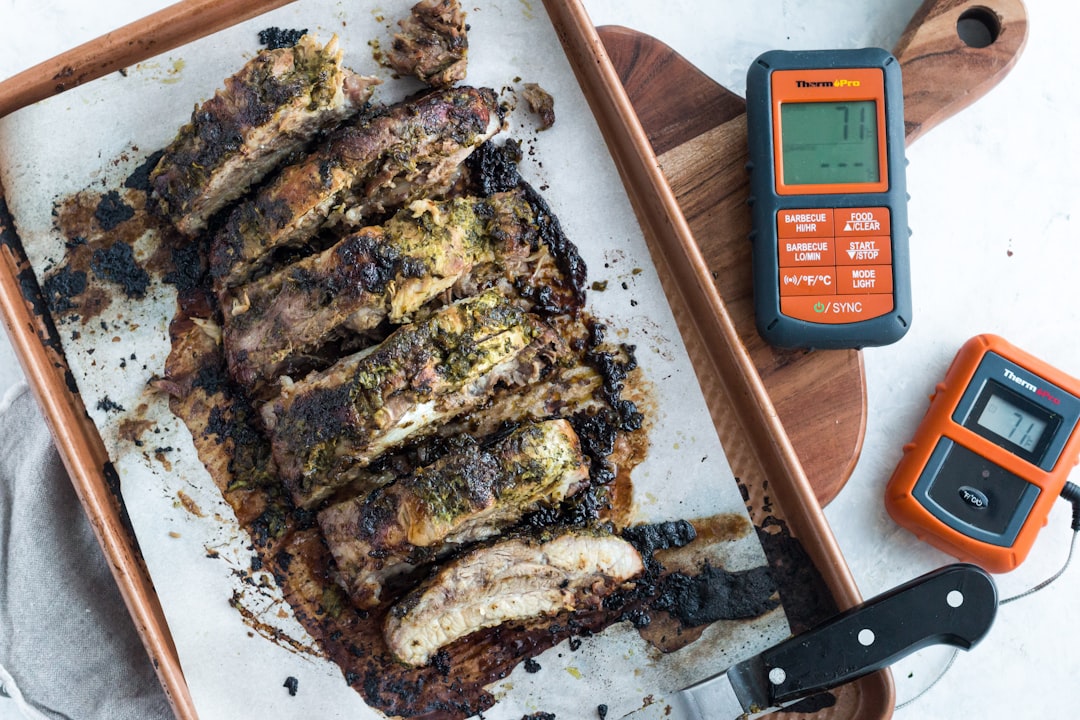 Roasted Pork Ribs with Mustard & Herbs