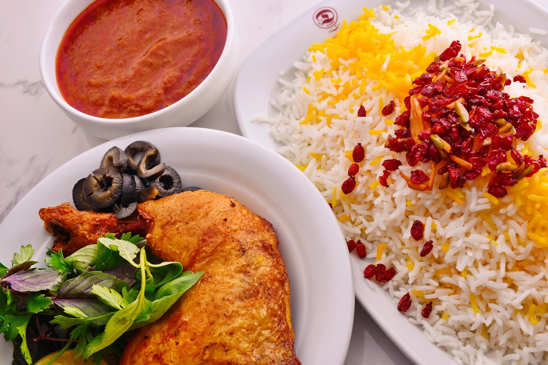 25-Min Saffron Chicken with Barberry Rice