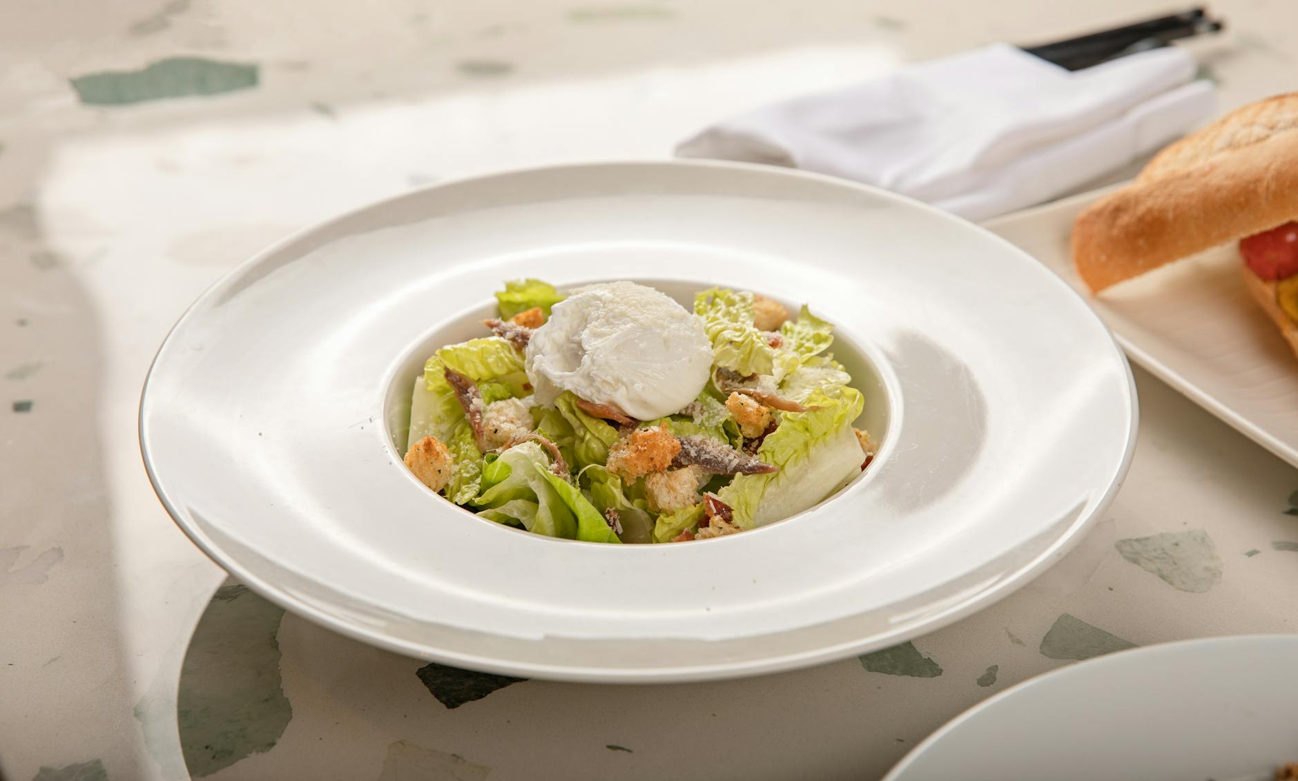 French Frisée Salad with Poached Egg