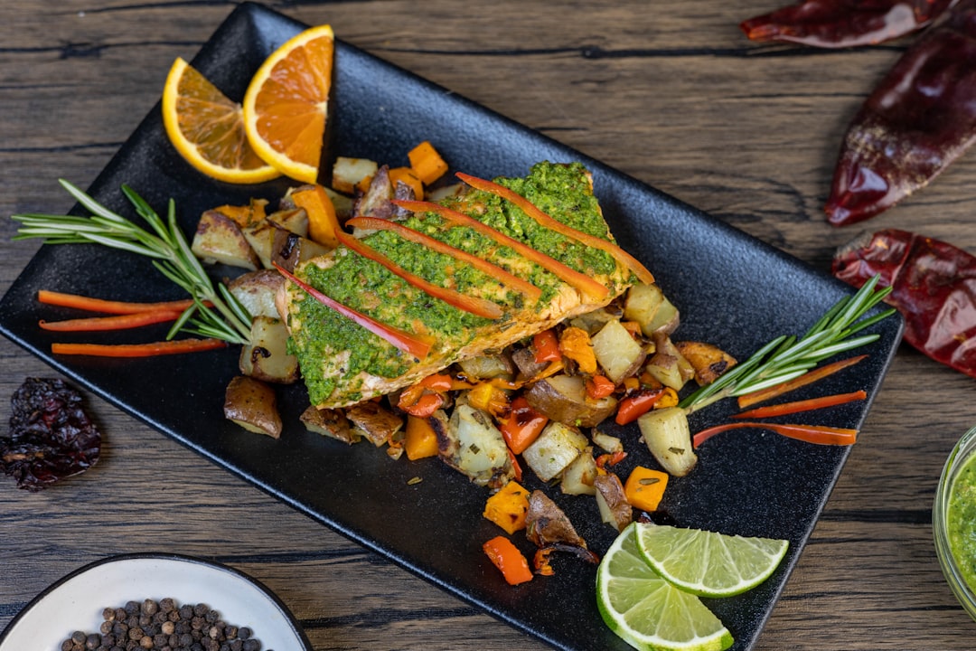 Salmon with Salsa Verde