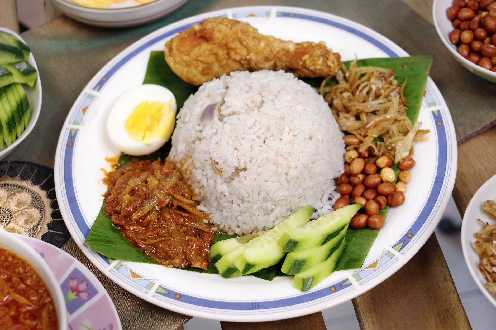 10-Min Sambal Squid Over Coconut Rice