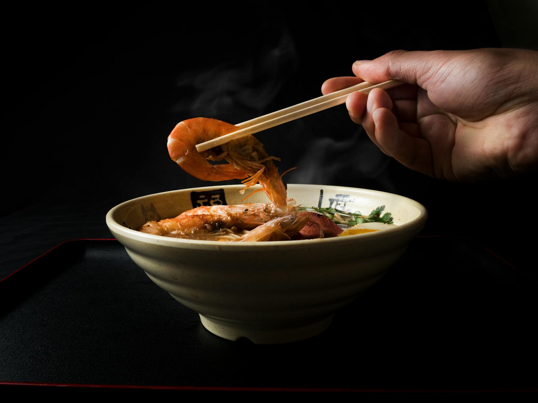 Sara Udon with Crispy Shrimp