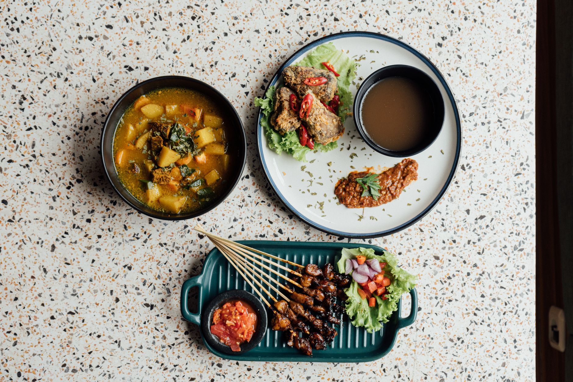 Sate Plecing — Crispy Chili Chicken Satay