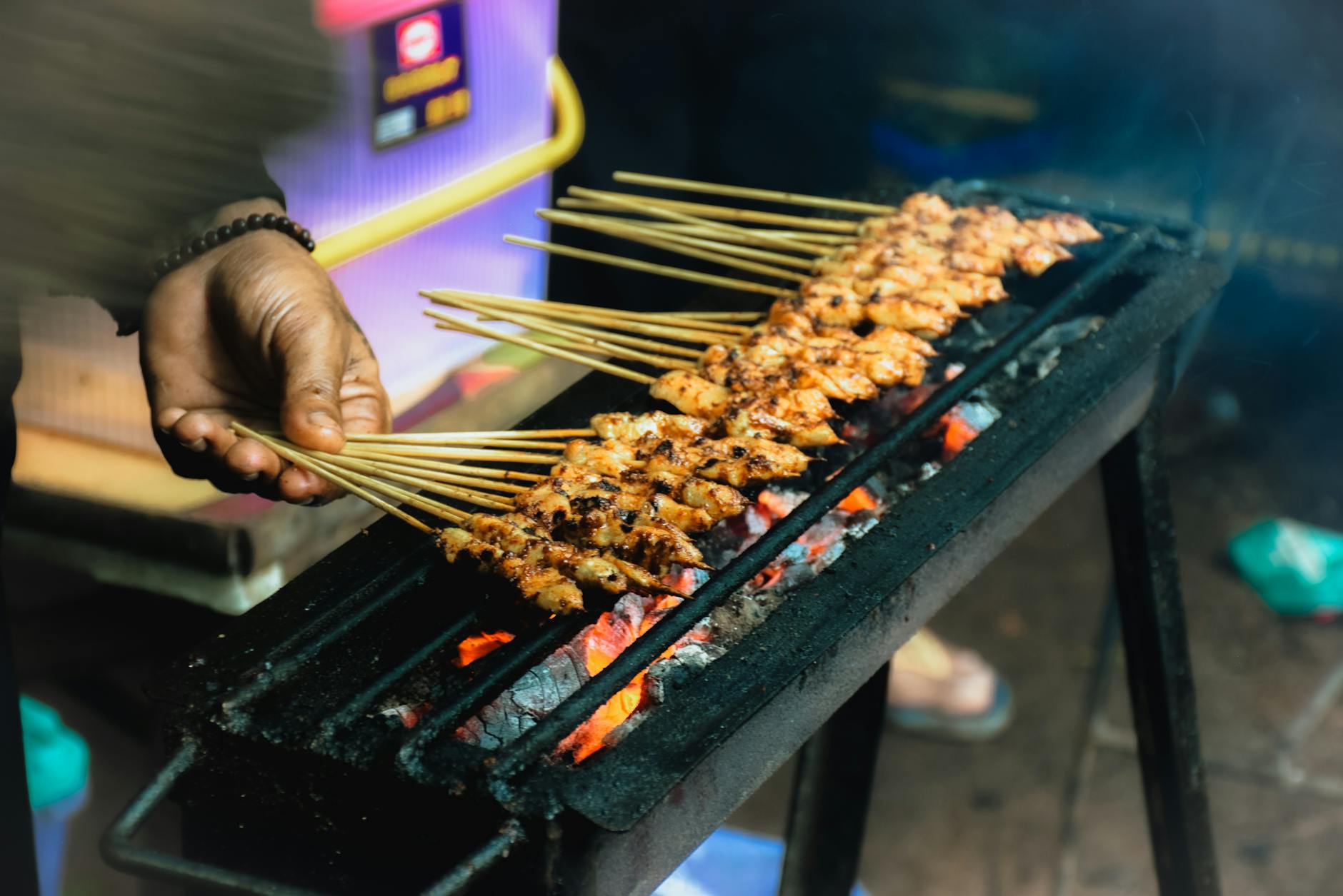 Sate Taichan: Grilled Chicken Skewers