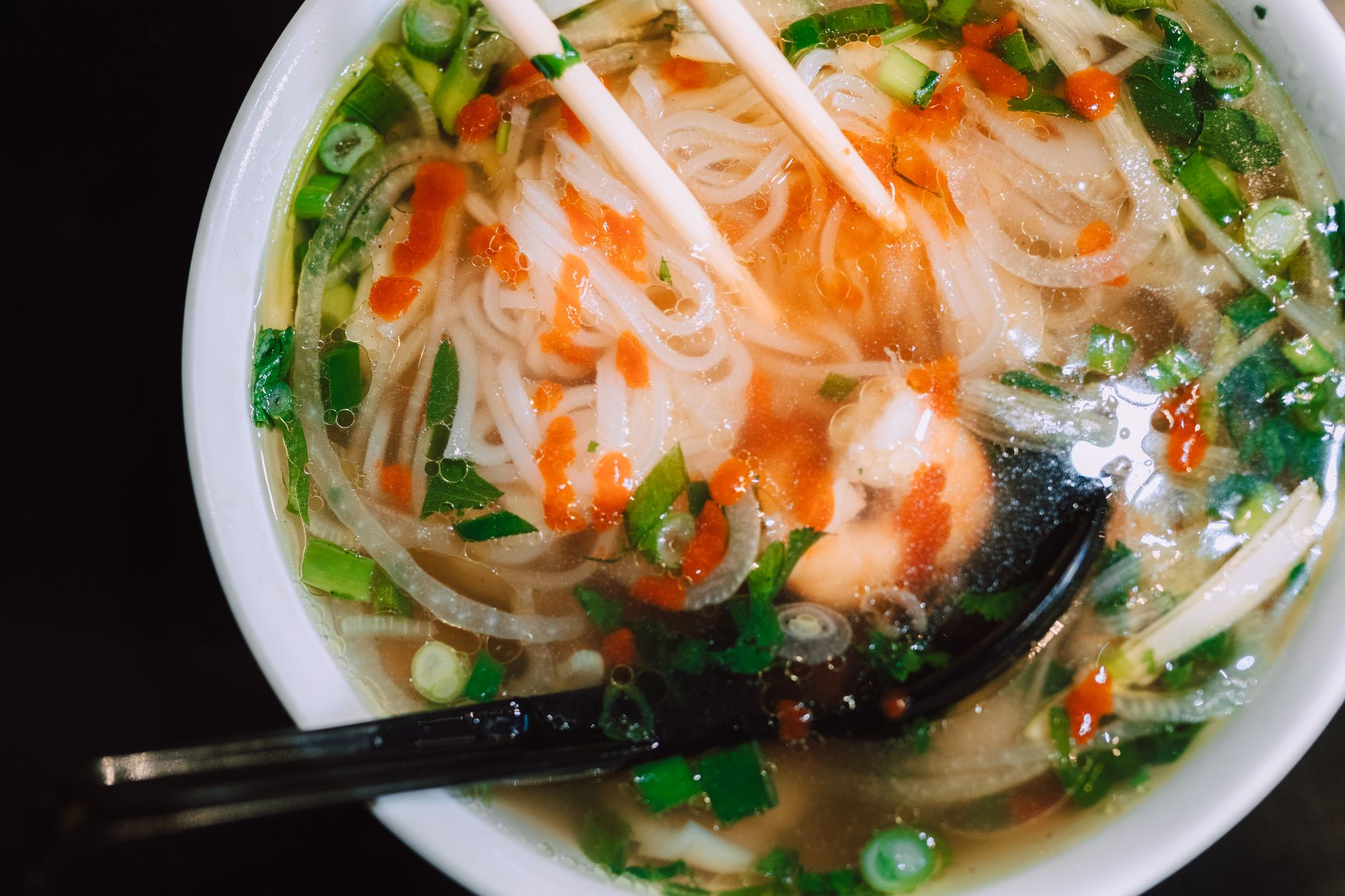 20-Min Seafood Pho with Shrimp & Squid