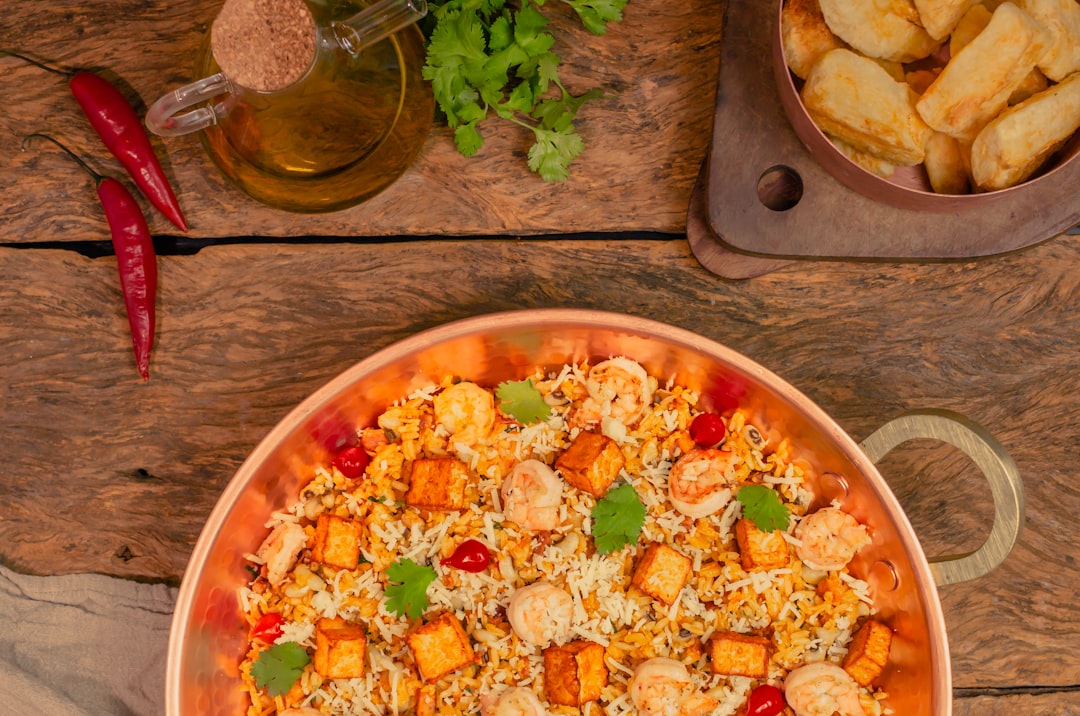 10-Min Seafood Rice with Chili Crisp