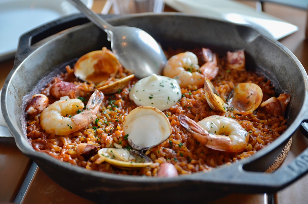 25-Min Seafood Rice with Saffron Aioli