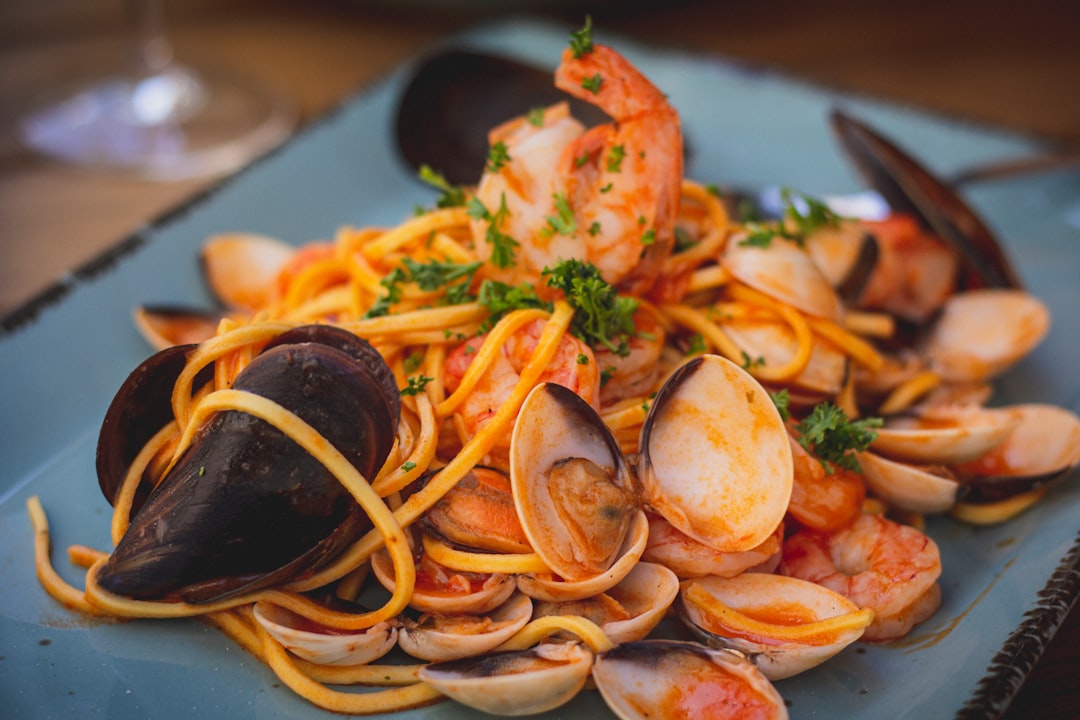 Seafood Spaghetti en Papillote