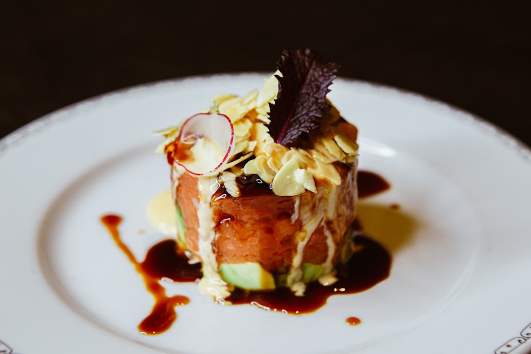 Sesame Ahi Tuna Poke Stack
