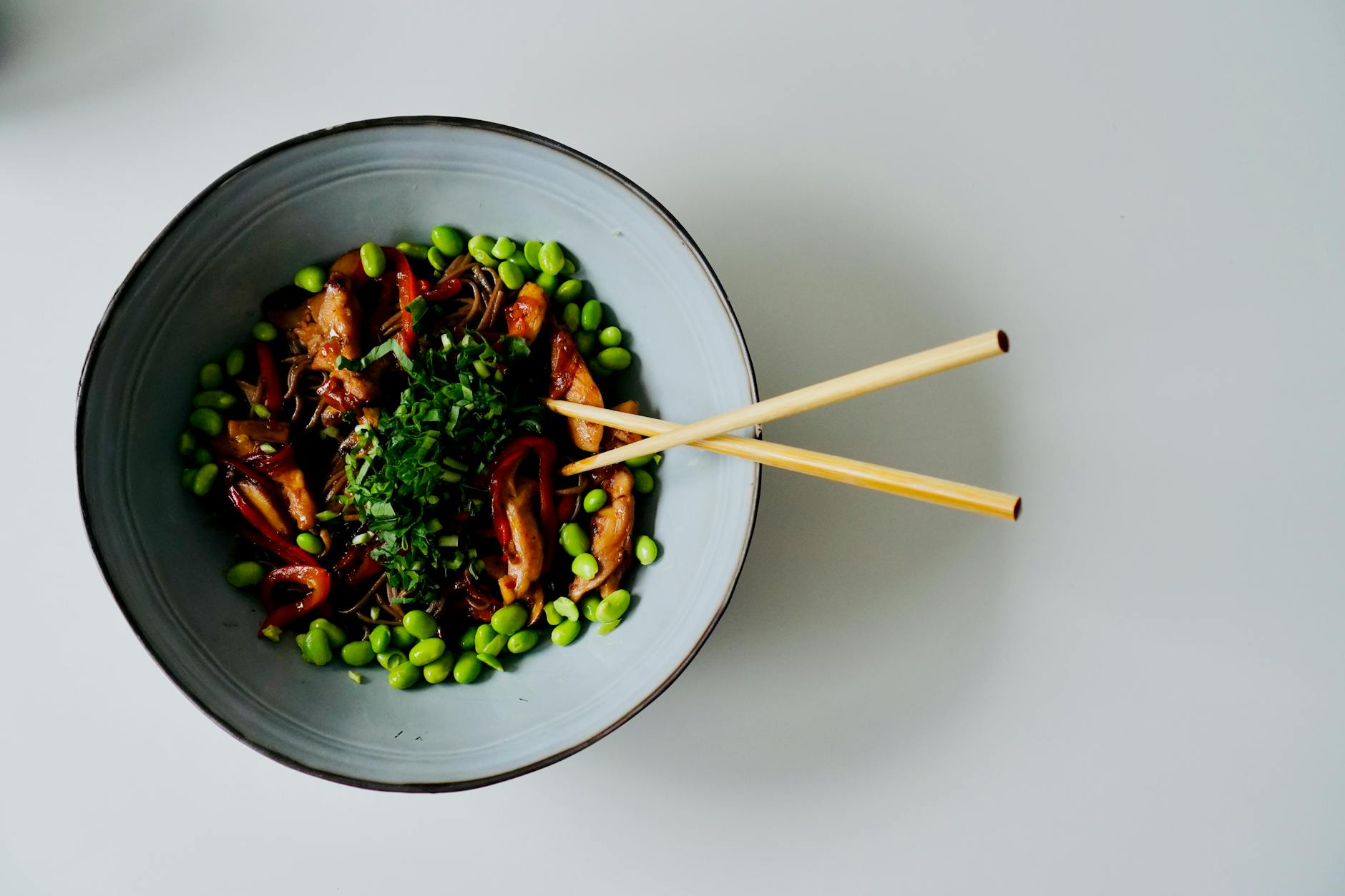 Sesame Ginger Soba with Edamame