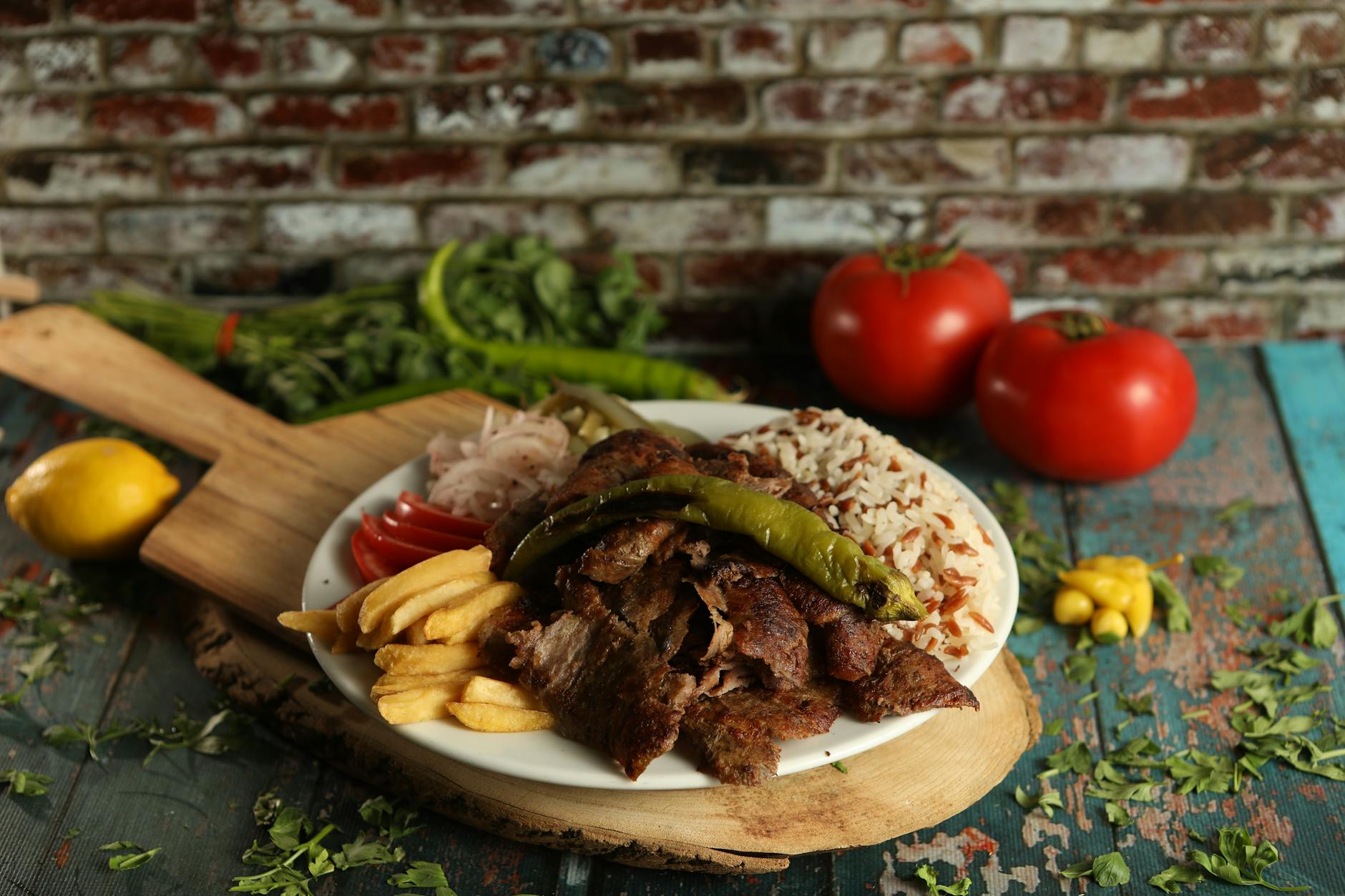 Sheet-Pan Doner Kebab Platter