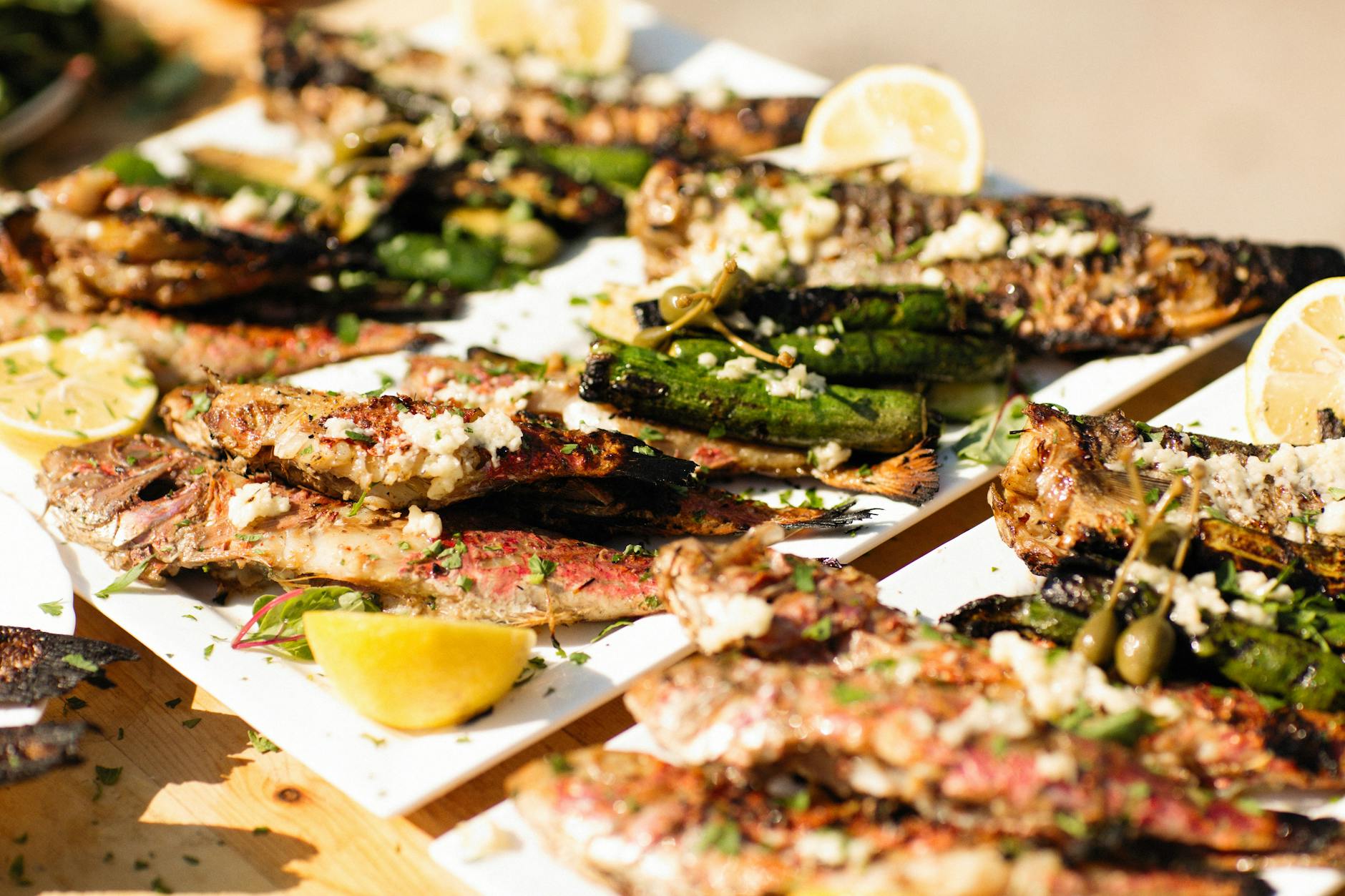 Sheet-Pan Israeli Grilled Fish with Lemon & Capers