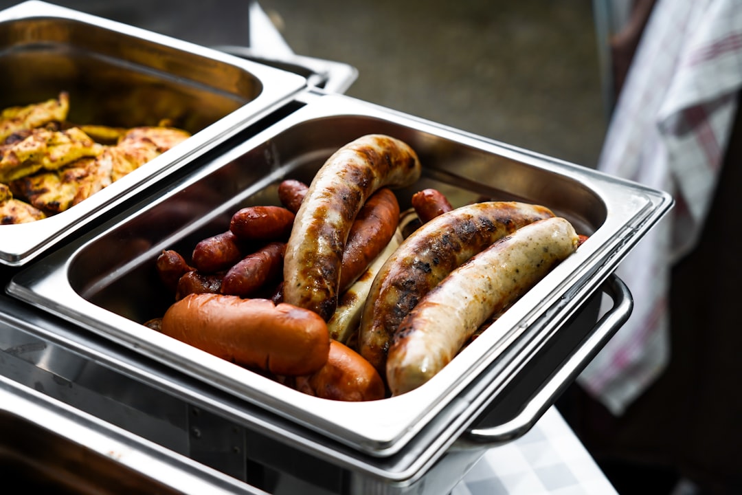Sheet-Pan Knackwurst & Chicken