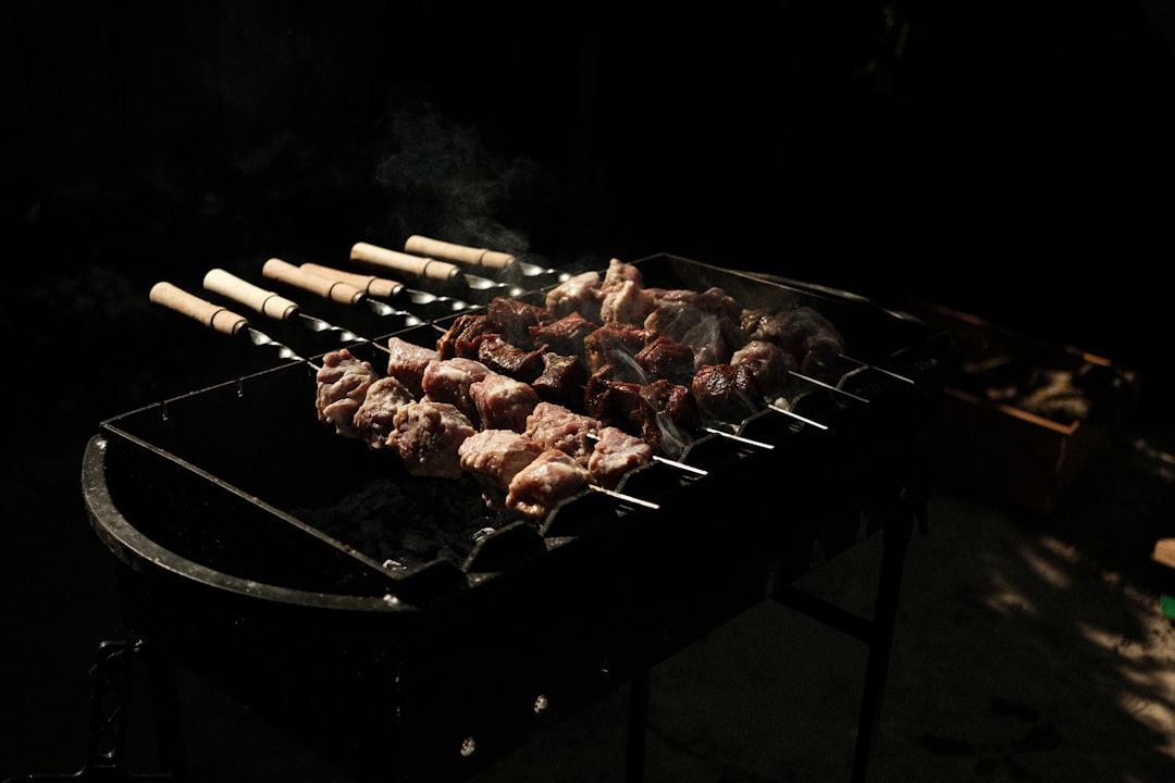 Sheet-Pan Lamb Souvlaki with Lemon