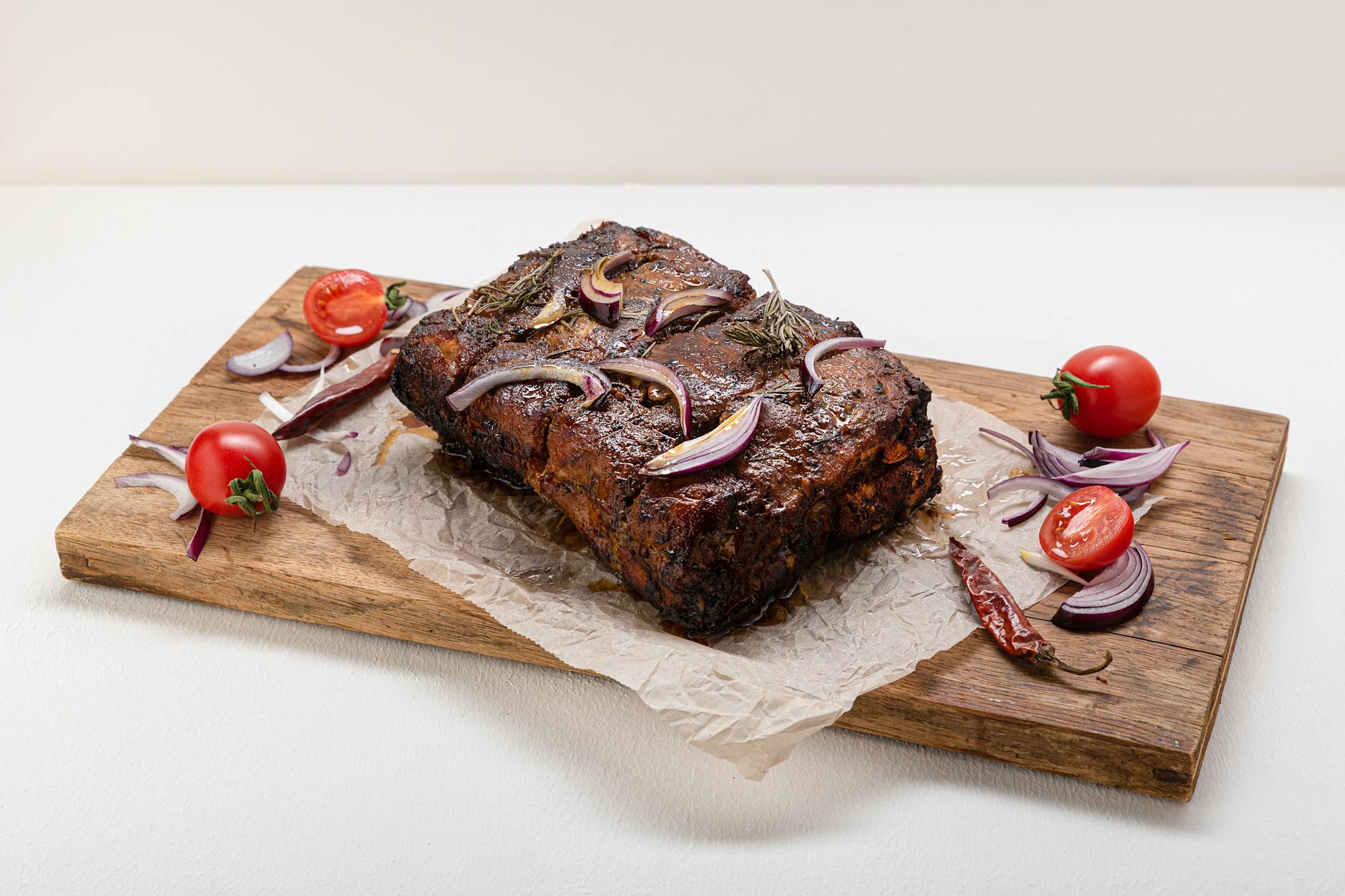 Sheet-Pan Rinderbraten with Cherry Tomatoes