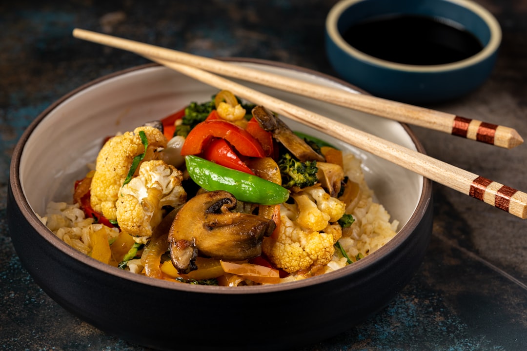 Sheet-Pan Roasted Veggie Bowl with Soy Glaze
