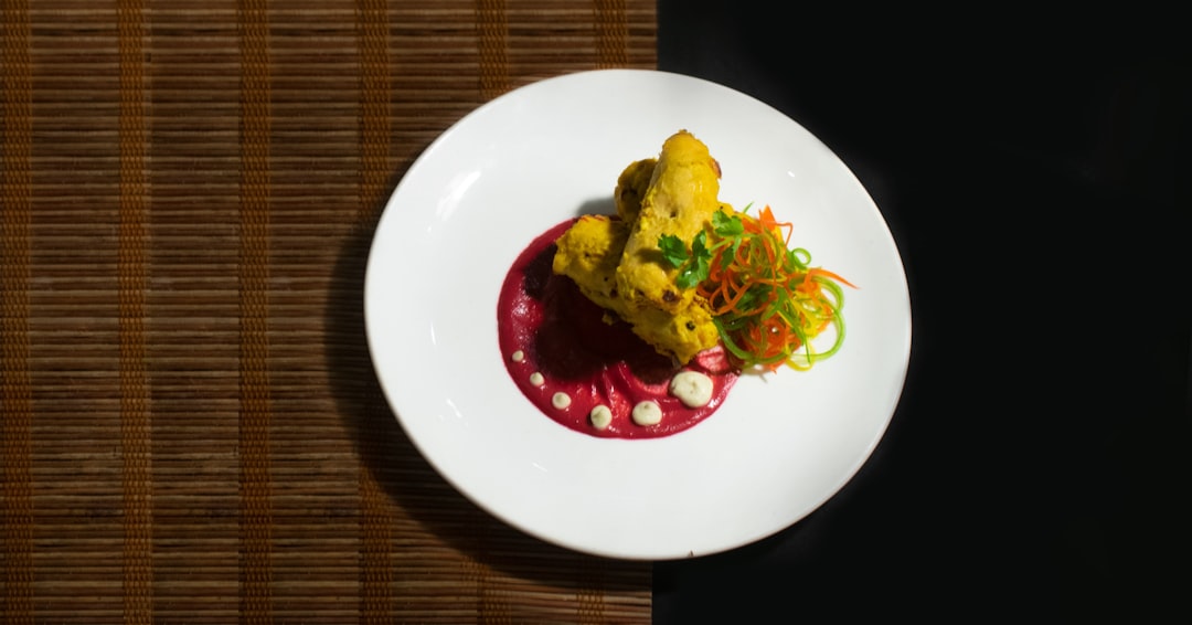 Sheet-Pan Saffron Chicken Kabab with Beets & Salad
