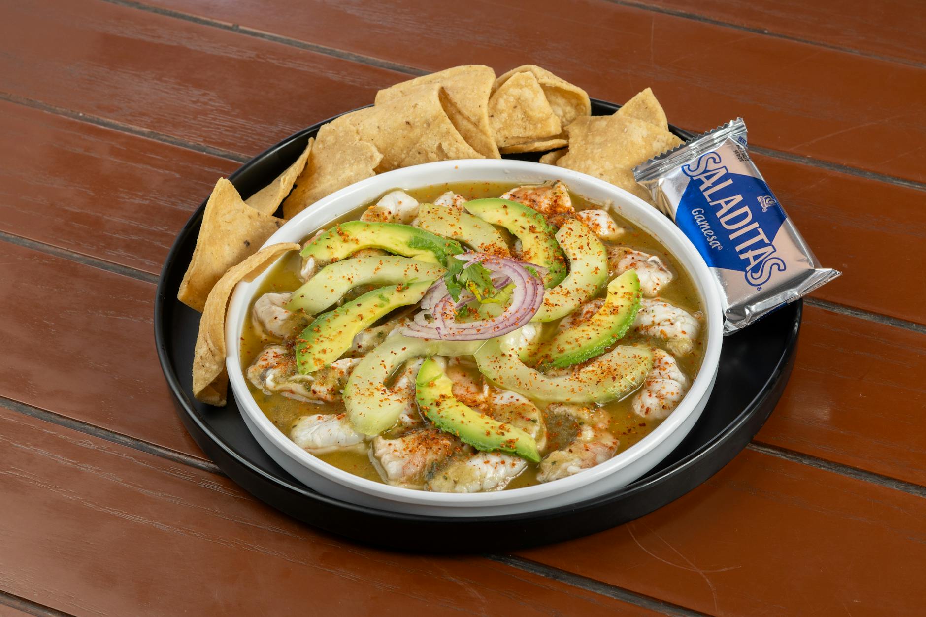 20-Min Shrimp Ceviche with Crispy Chips