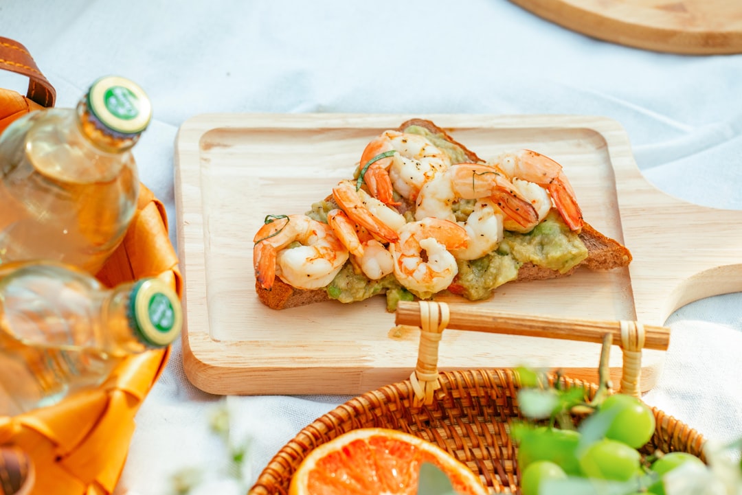 Shrimp Toast with Dill & Lemon