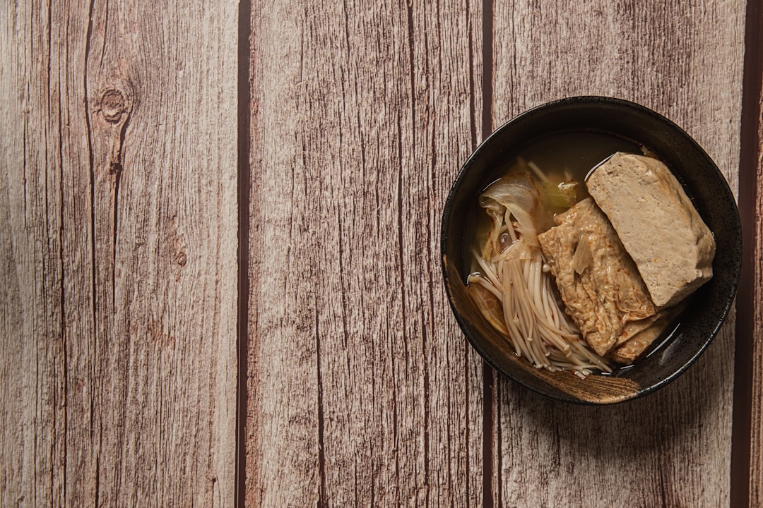 Silky Tofu & Greens in Mild Broth
