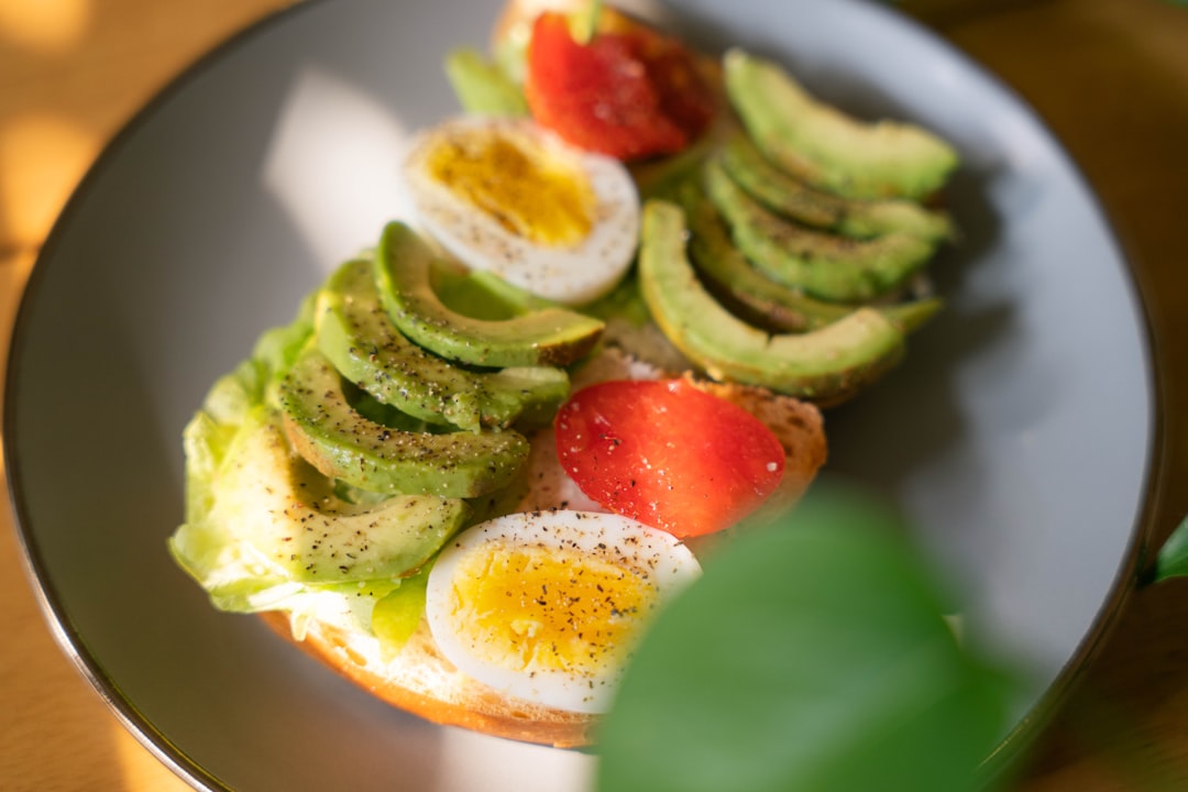 Smashed Avocado Toast with Fried Eggs & Tomato
