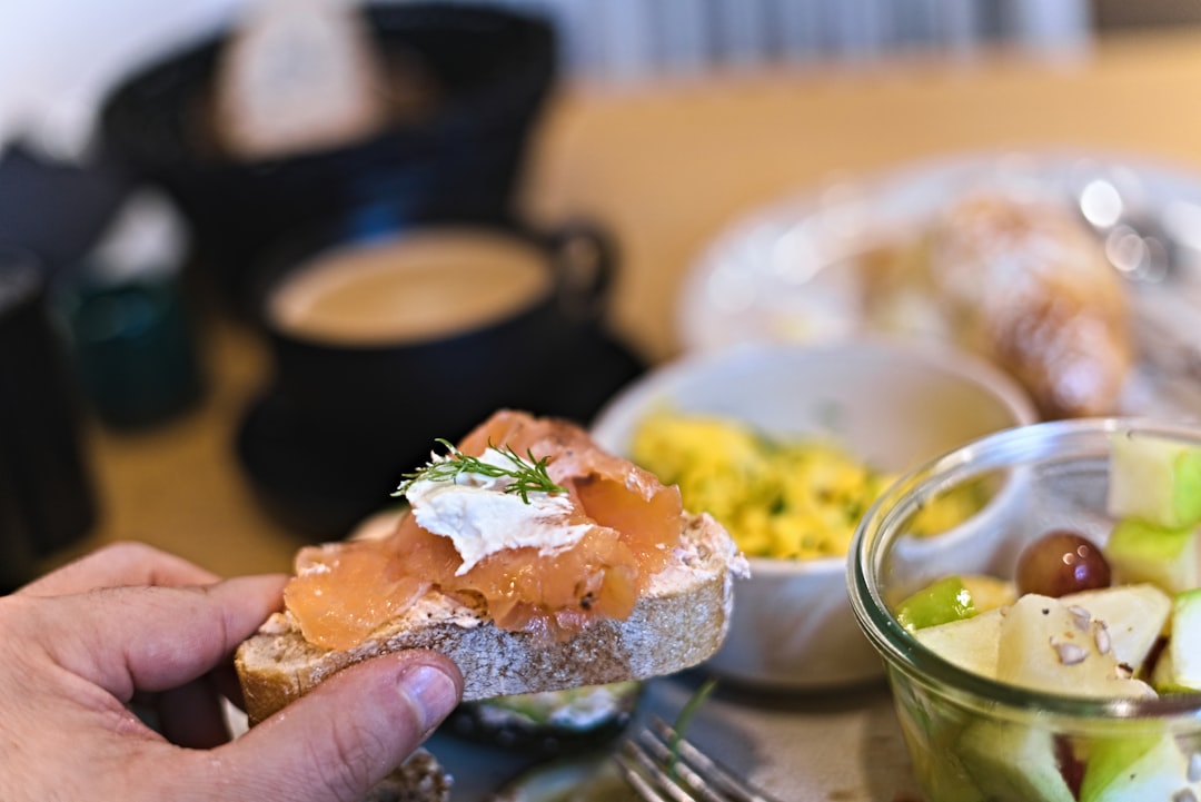 Smoked Salmon Bagel Breakfast Plate