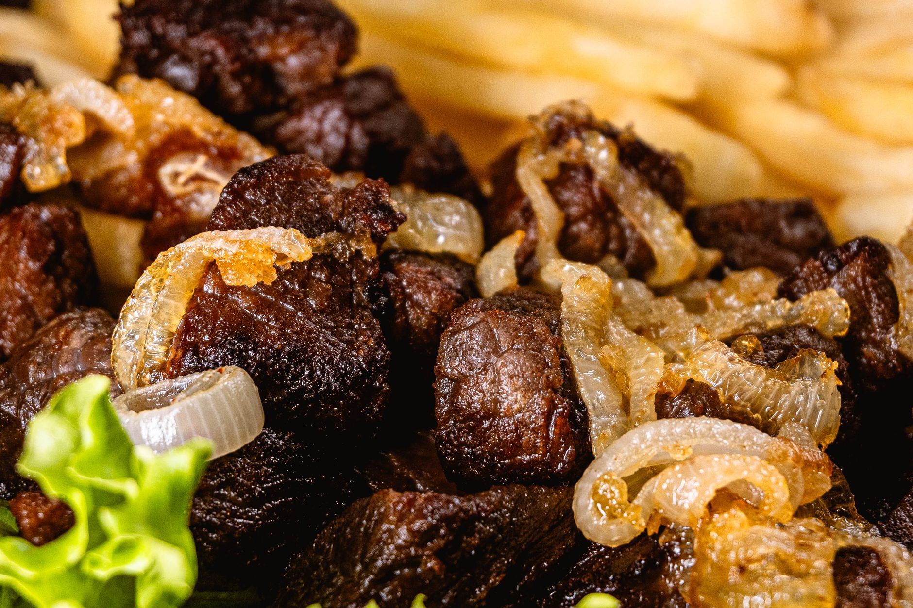 Smoky Beef Cheek Fries & Slaw