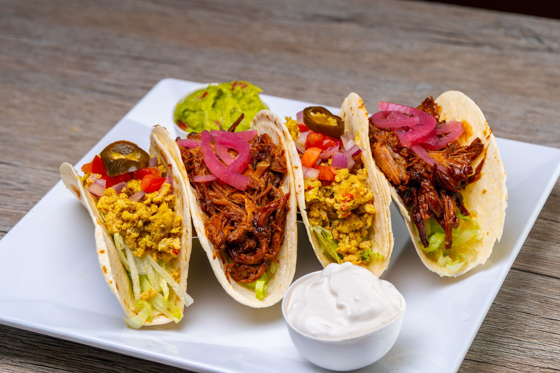 Smoky Brisket Breakfast Tacos