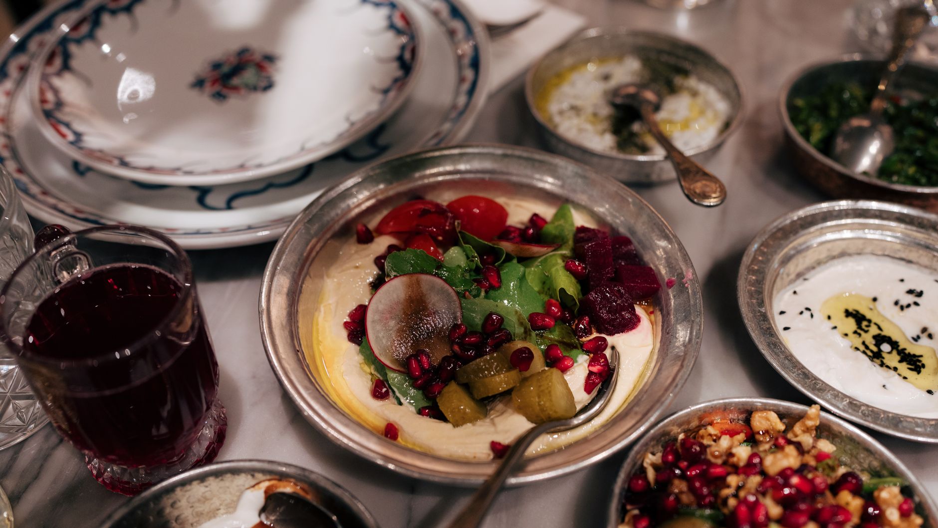 Smoky Eggplant Moutabal with Tahini