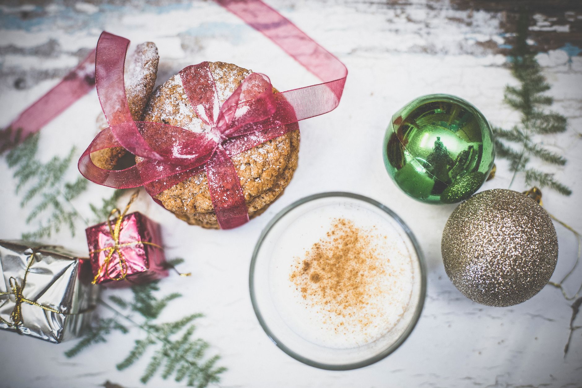 25-Min Snickerdoodle Bites & Eggnog