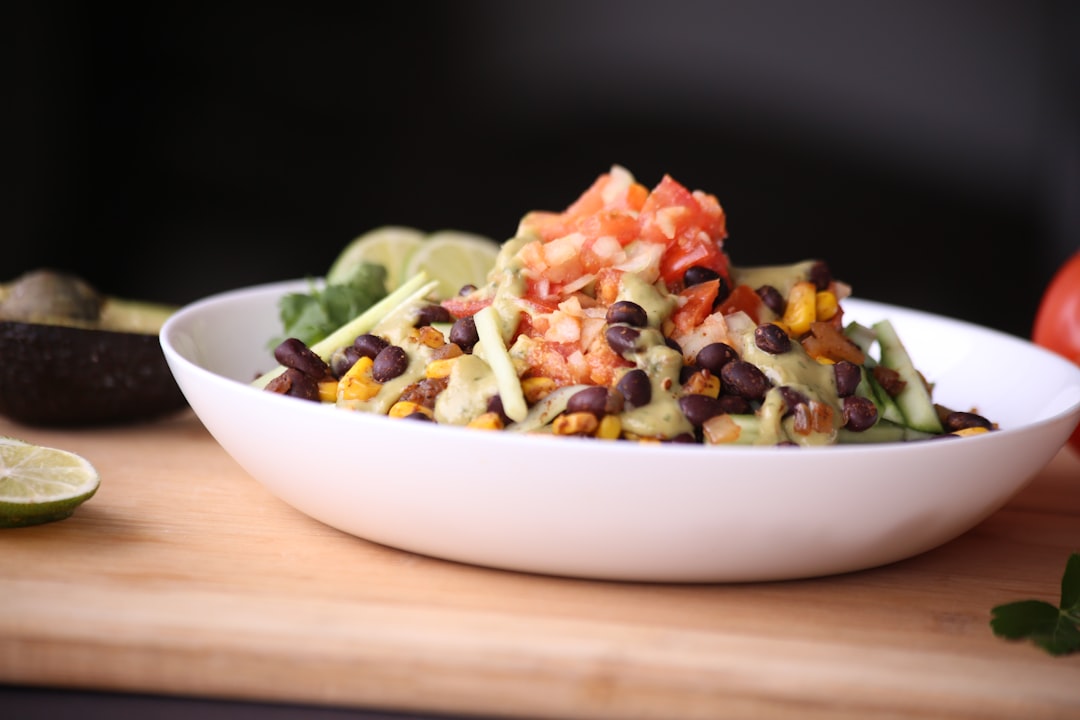 Southwest Black Bean Salad with Lime & Avocado