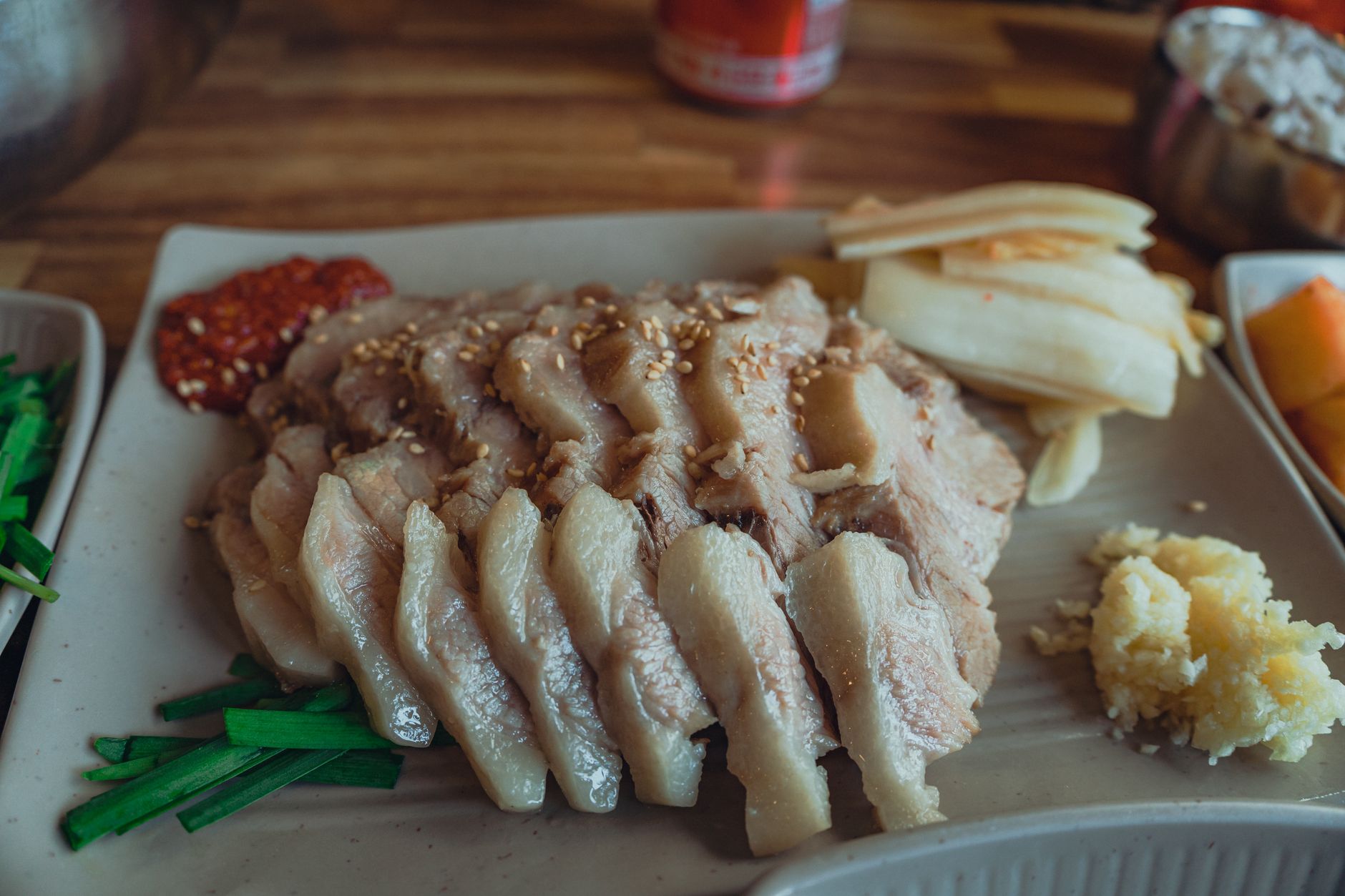 Soy Butter Pork Wraps