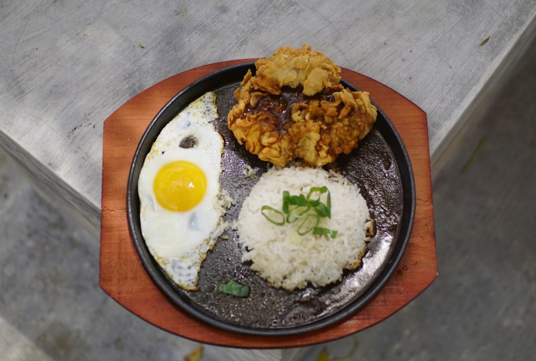 Soy Garlic Fried Chicken with Rice & Egg