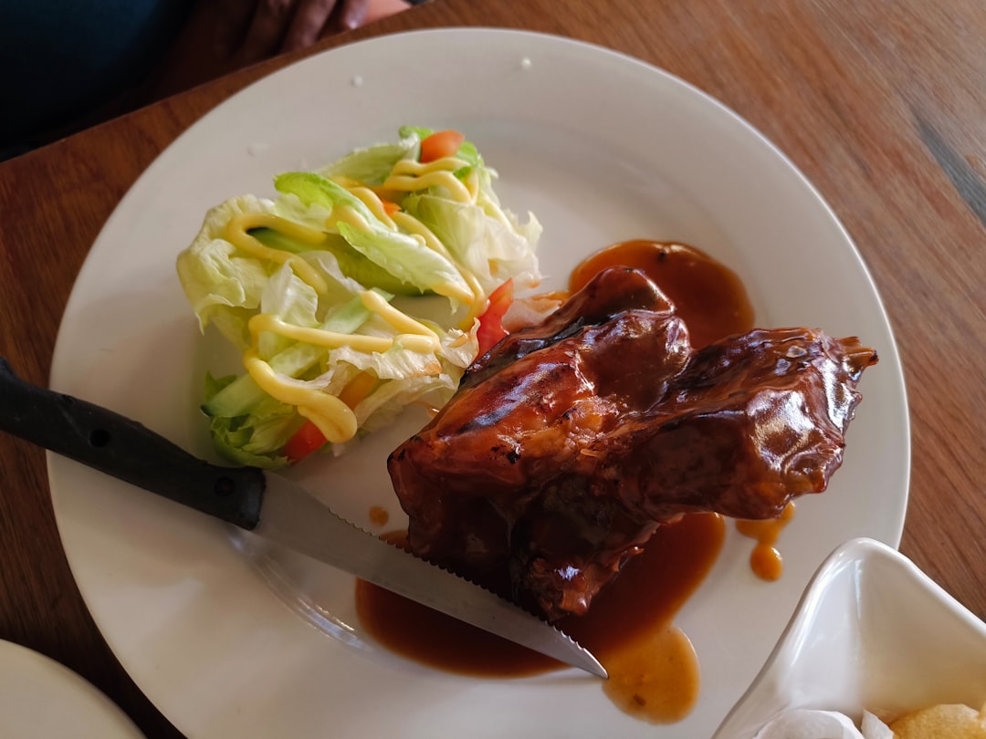 20-Min Soy-Glazed Pork Ribs & Greens