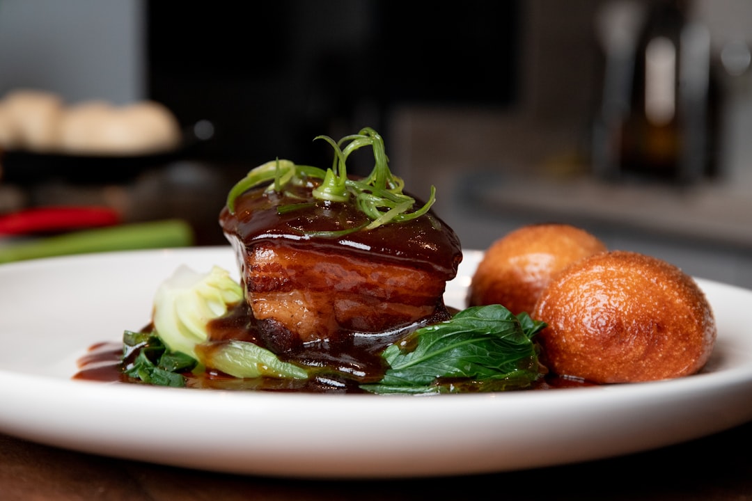 30-Min Soy Pork Belly with Bok Choy & Crispy Buns