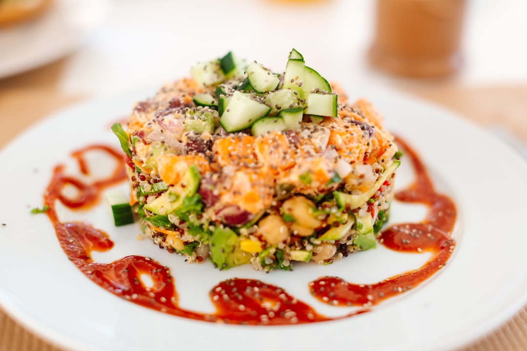 Soy-Sesame Ahi Poke Stack