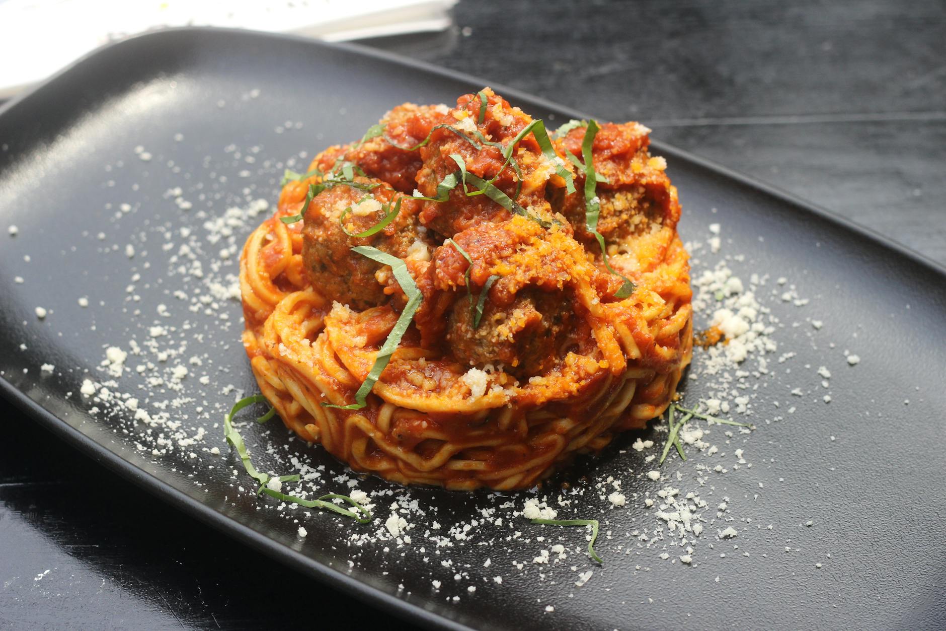 Spaghetti alla Chitarra con Pallottine