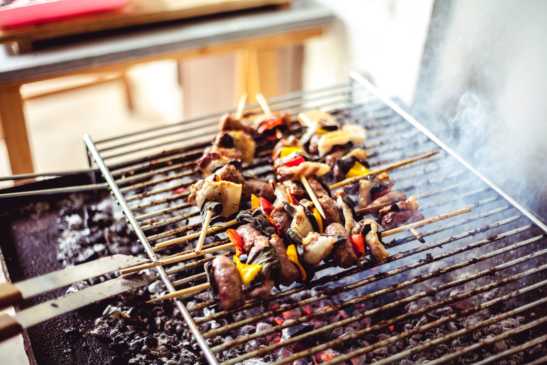 25-Min Spiced Beef Heart Skewers
