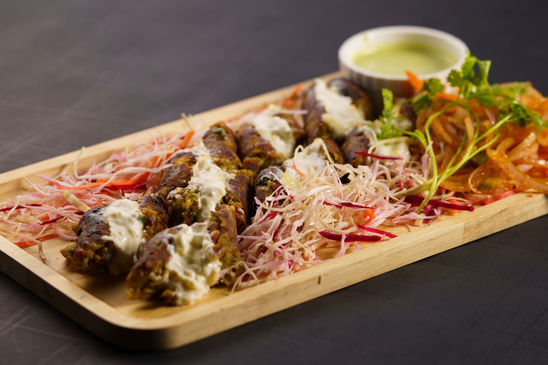 Spiced Lamb Seekh Kebab