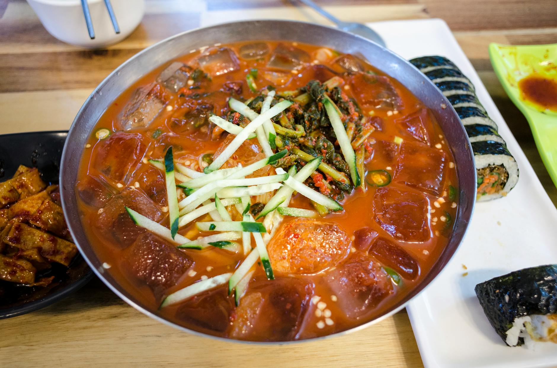 Spicy Beef Naengmyeon Bowl