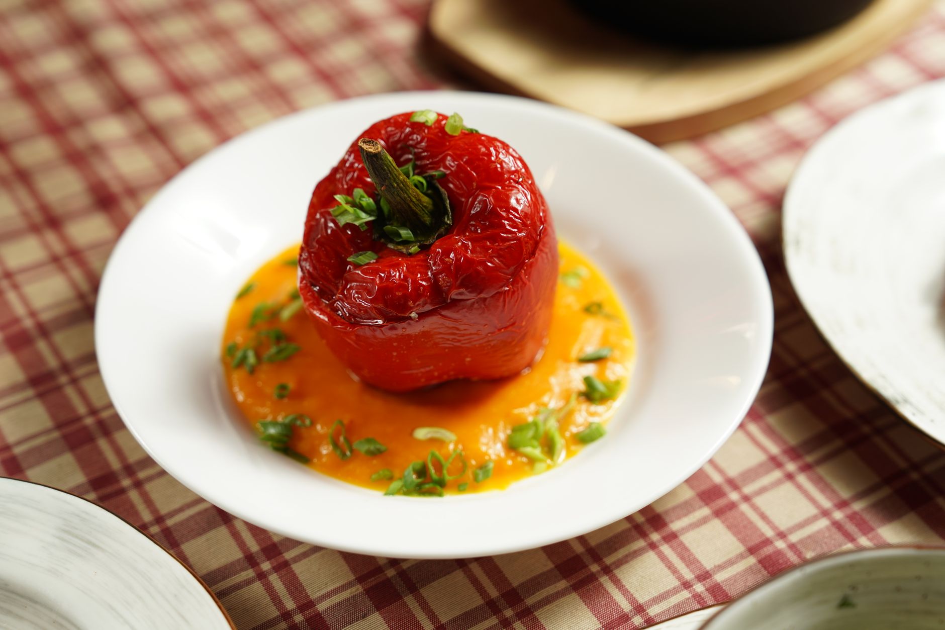 Spicy Beef-Stuffed Peppers