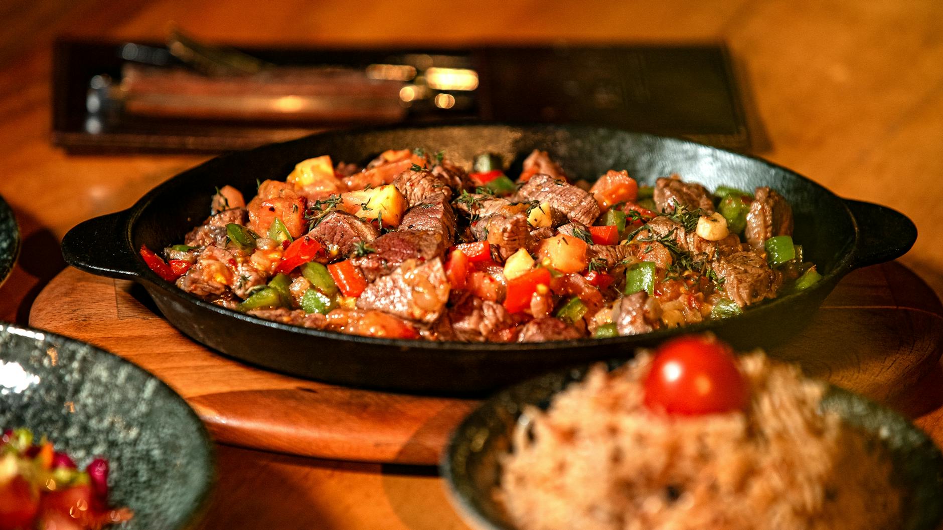 Spicy Beef Zilzil Tibs