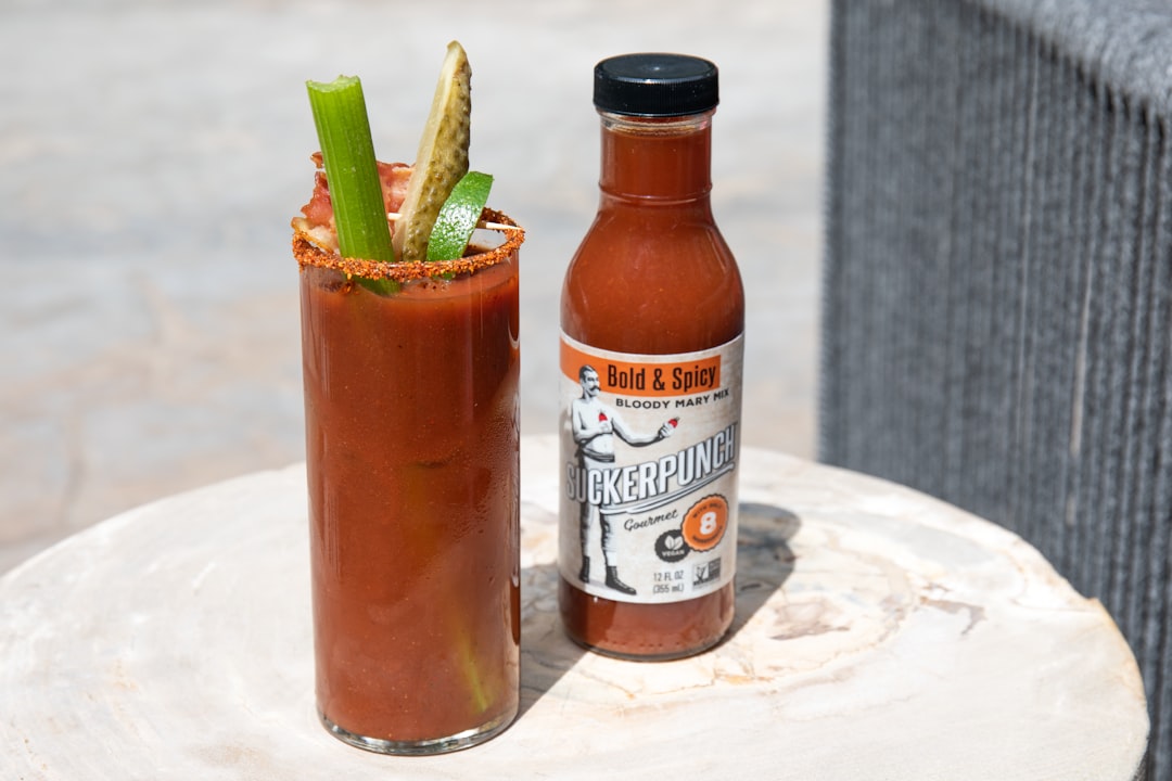 Spicy Bloody Mary with Crispy Bacon