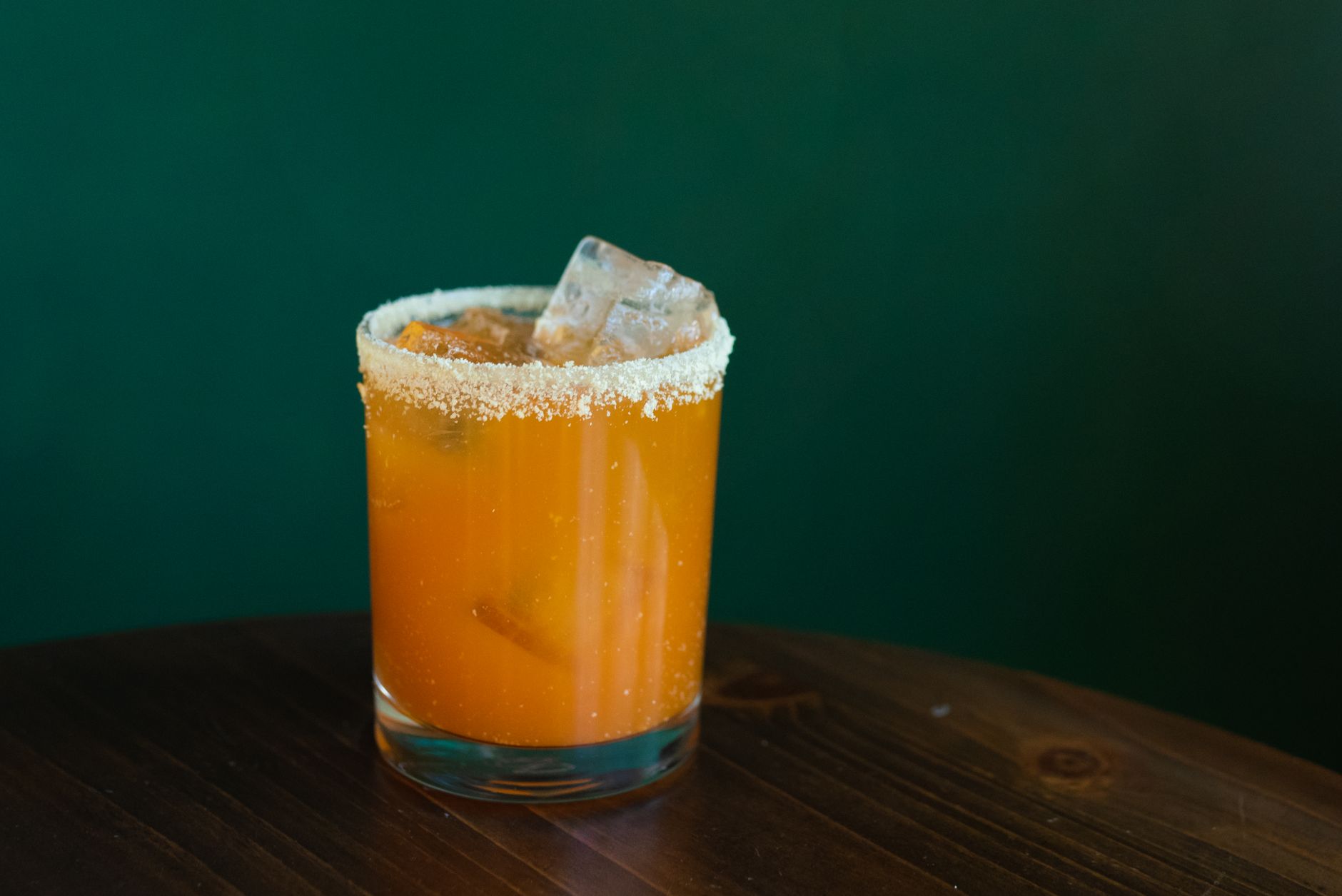 Spicy Chili-Rim Michelada