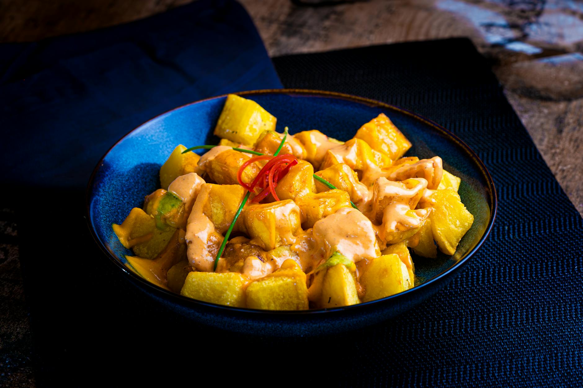 Spicy Crispy Batata Harra