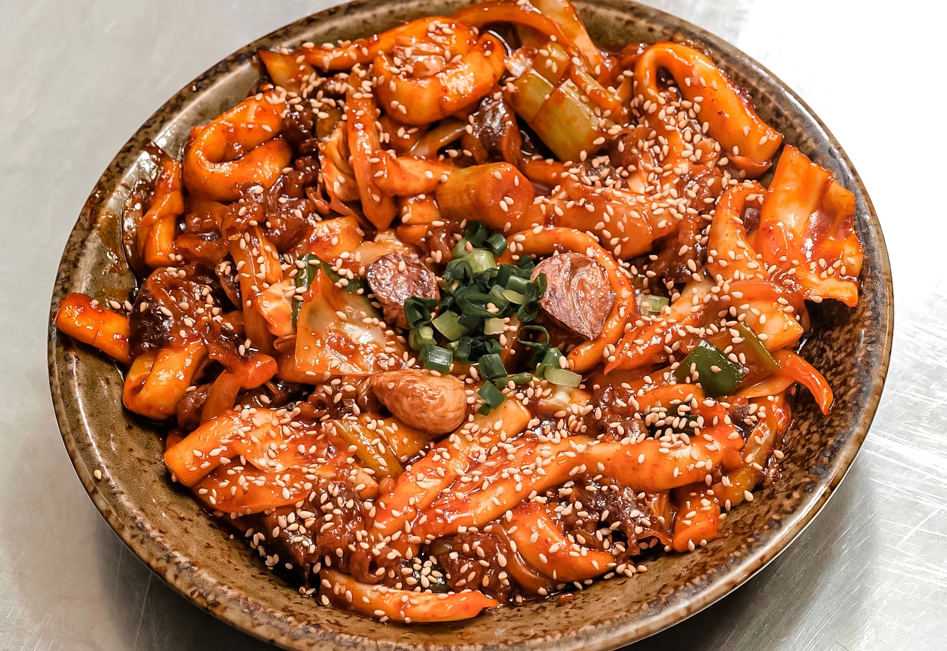 Spicy Garlic Octopus Stir-Fry