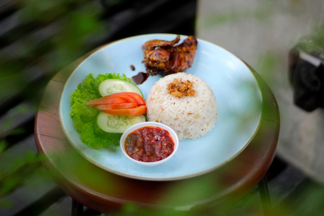 20-Min Spicy Grilled Chicken with Sambal & Rice