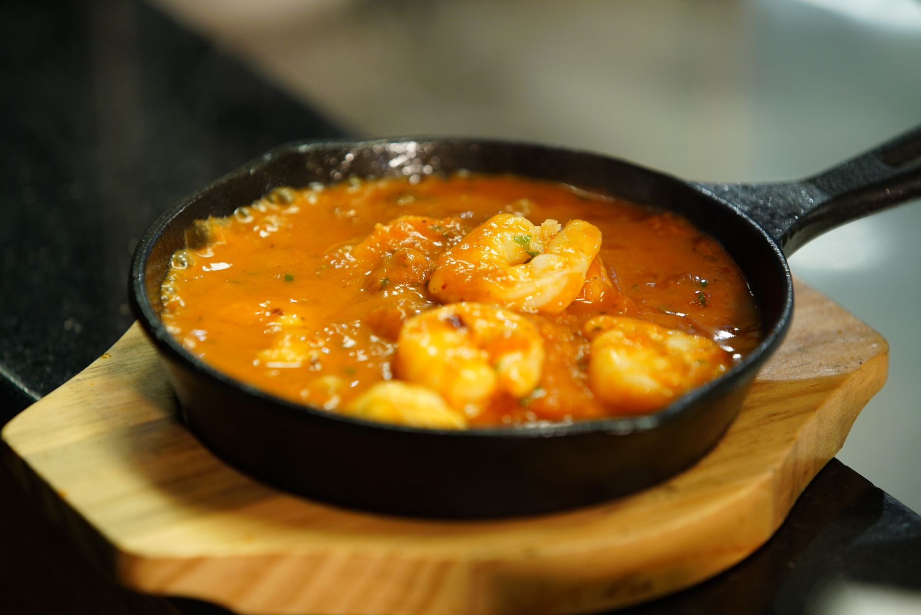 Spicy Habanero Shrimp in Creole Sauce