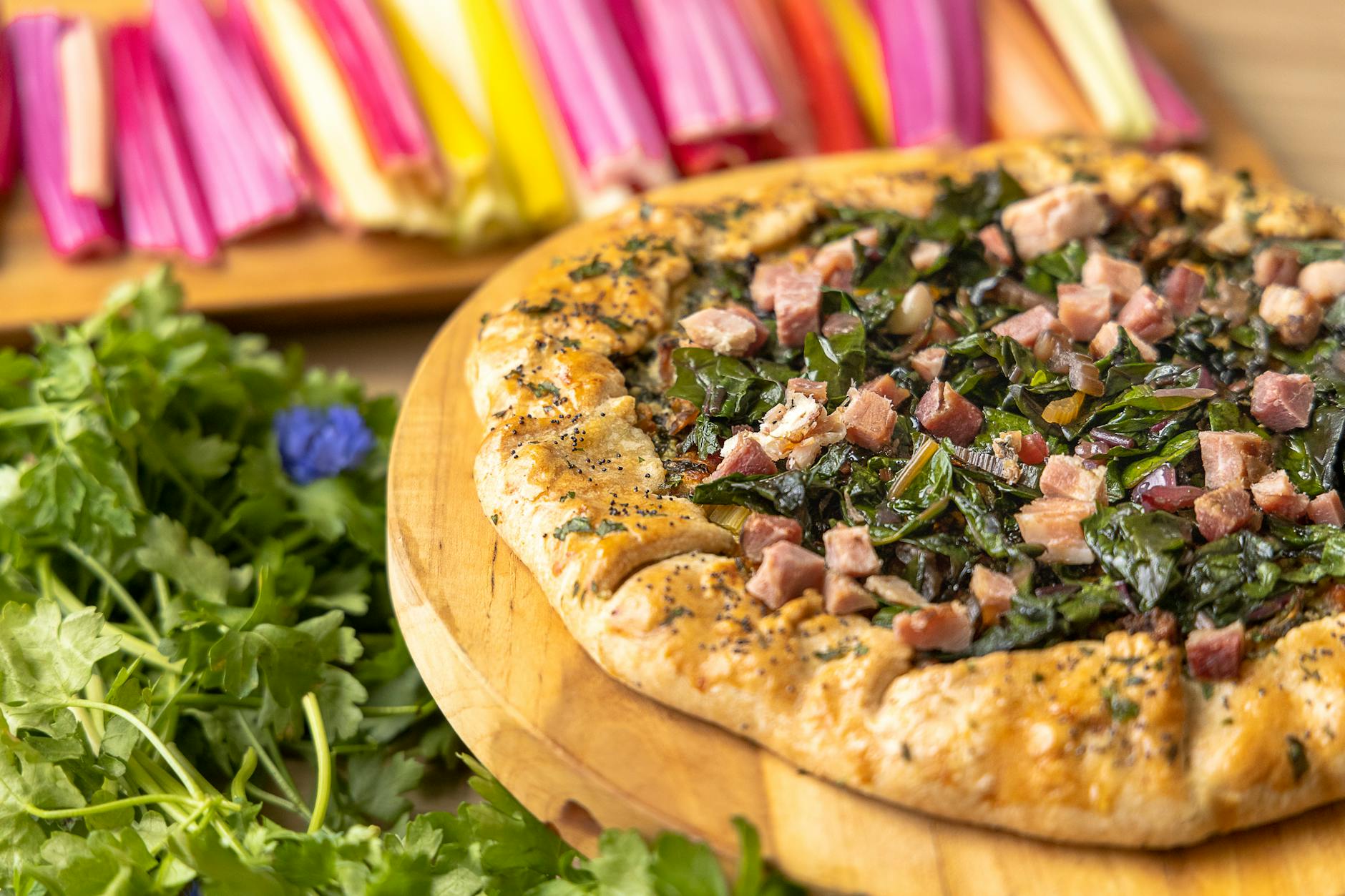 Spicy Ham Hock & Collard Skillet