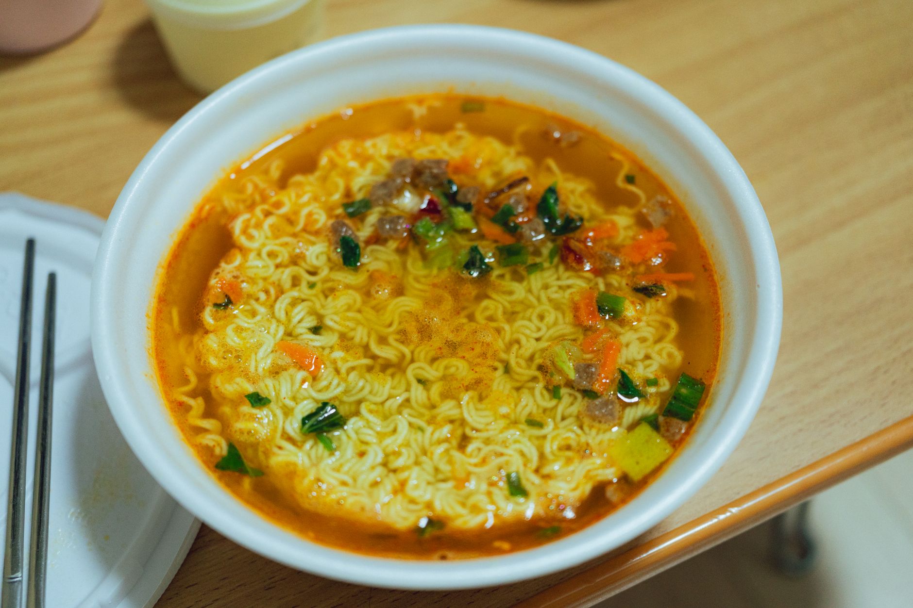Spicy Korean Ramyeon with Egg